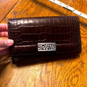 Brighton Leather Convertible Expandable Clutch bag